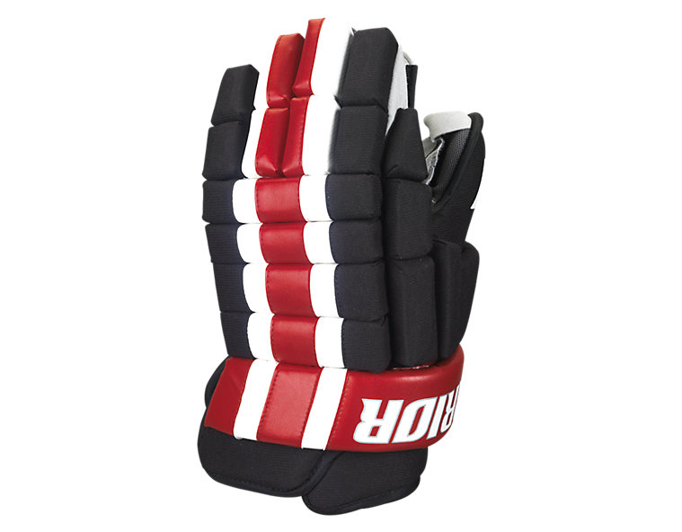 Bully Glove, Black with Red &amp; White image number 0