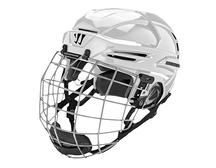 Krown LTE hockey helmet combo, White image number 0