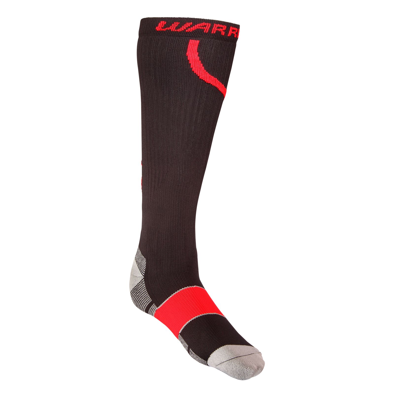 Comp Pro Hockey Sock, Black with Red image number 0
