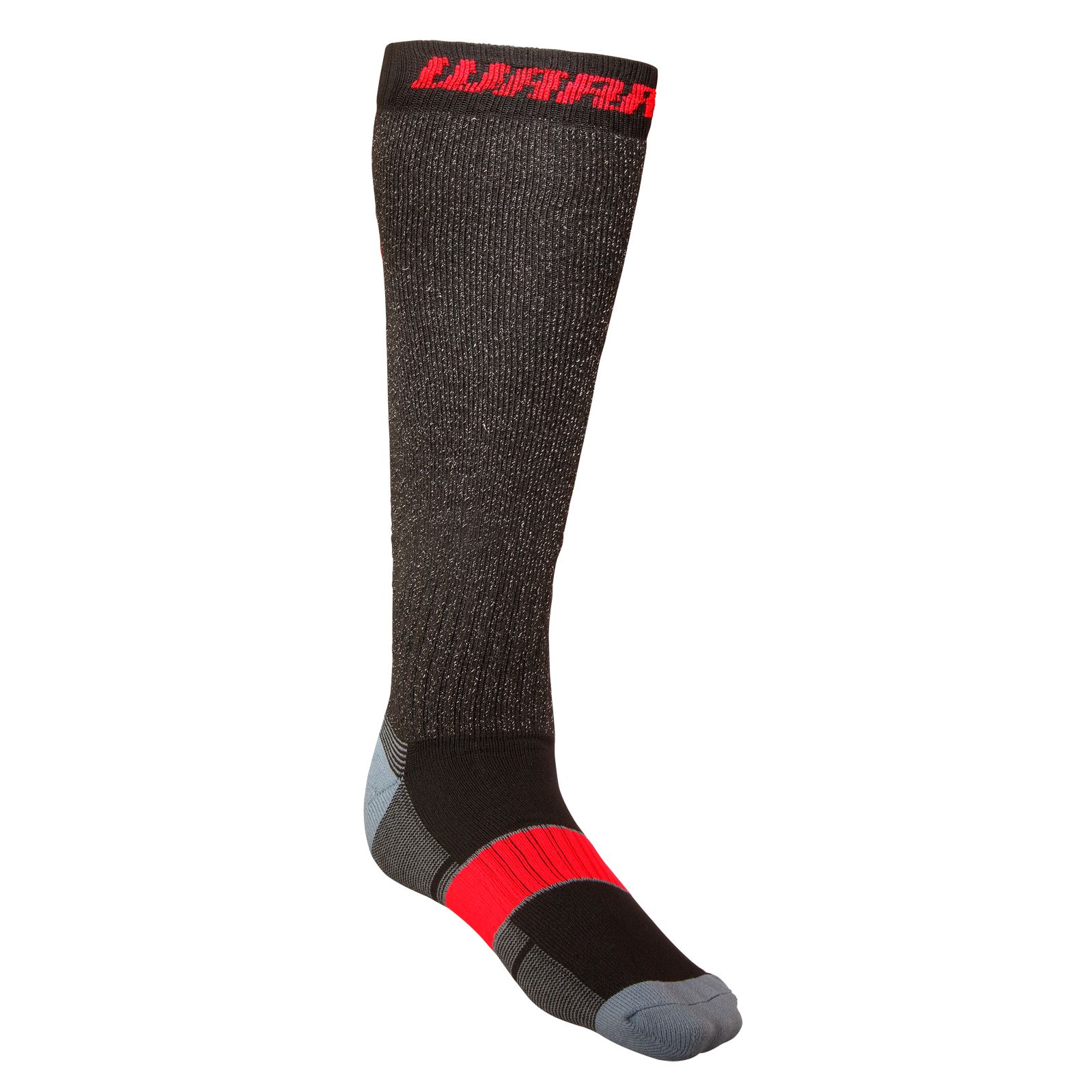 Cut Proof Sock, Black with Red image number 0