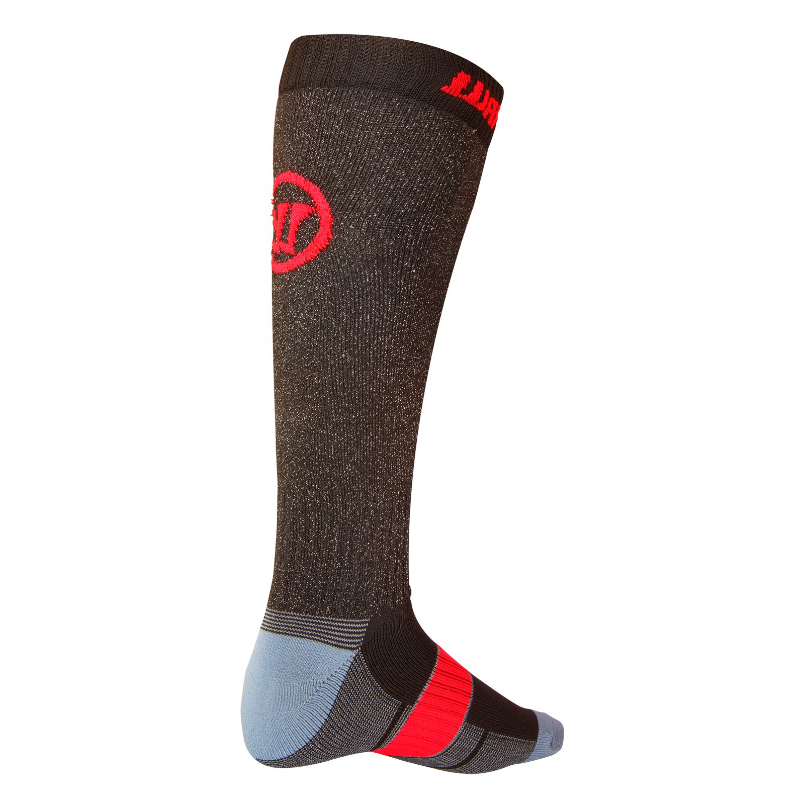 Cut Proof Sock, Black with Red image number 1