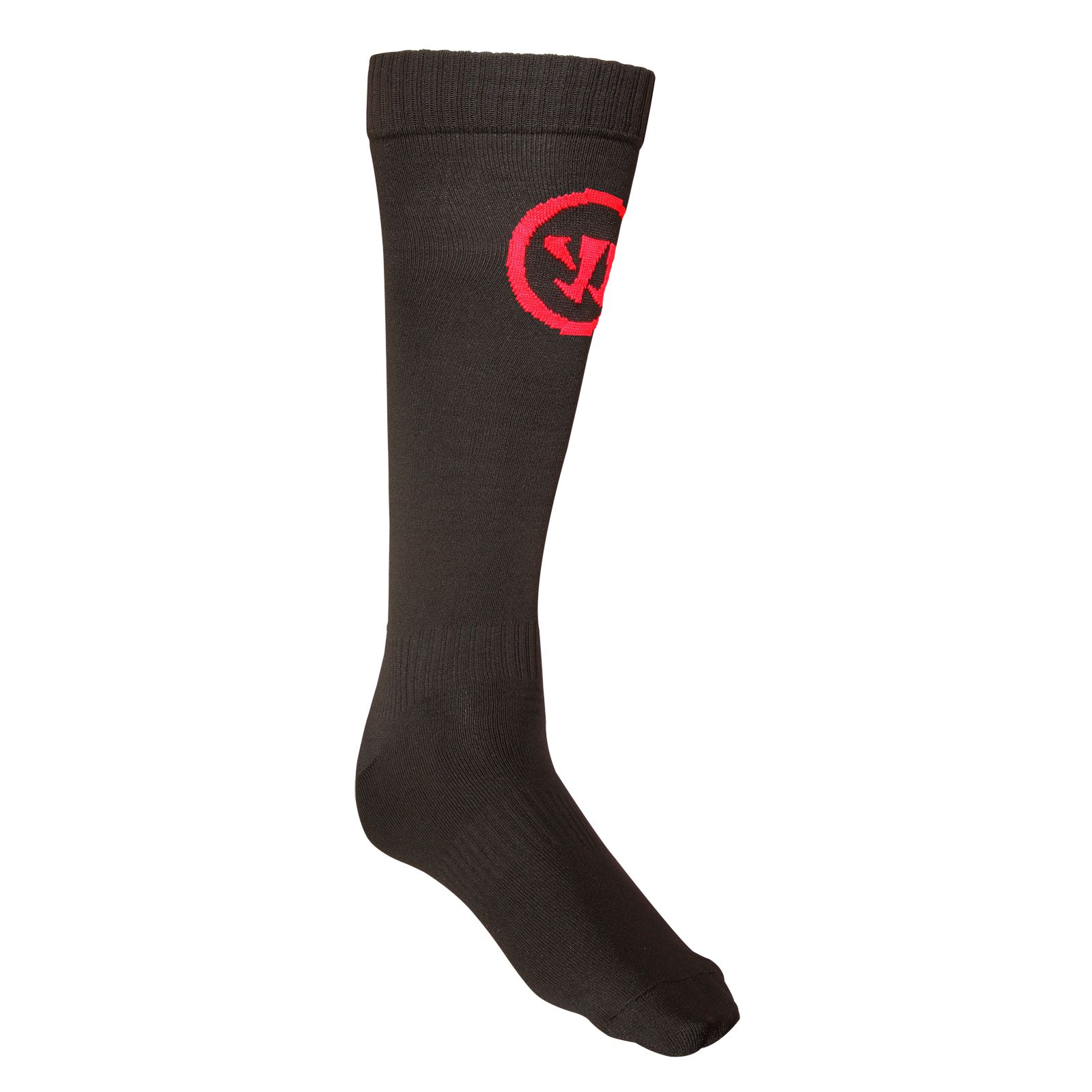 Pro Skate Sock, Black with Red image number 0