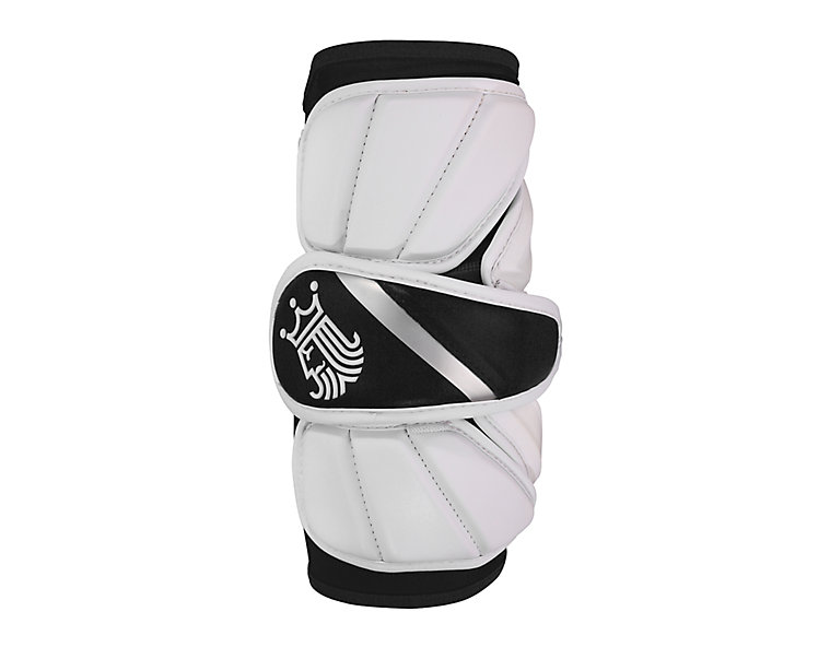 King V Arm Pad, Black with White image number 0