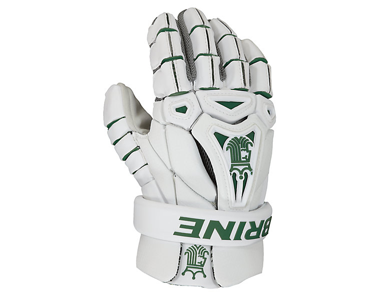 King V Glove , White with Forest Green image number 0