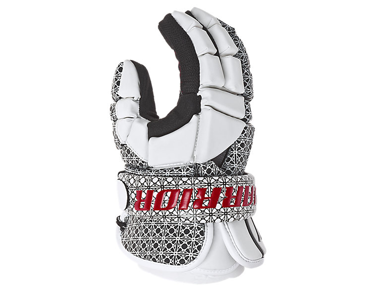 Limited Edition 2 Face Riot Glove, White with Black &amp; Red image number 1