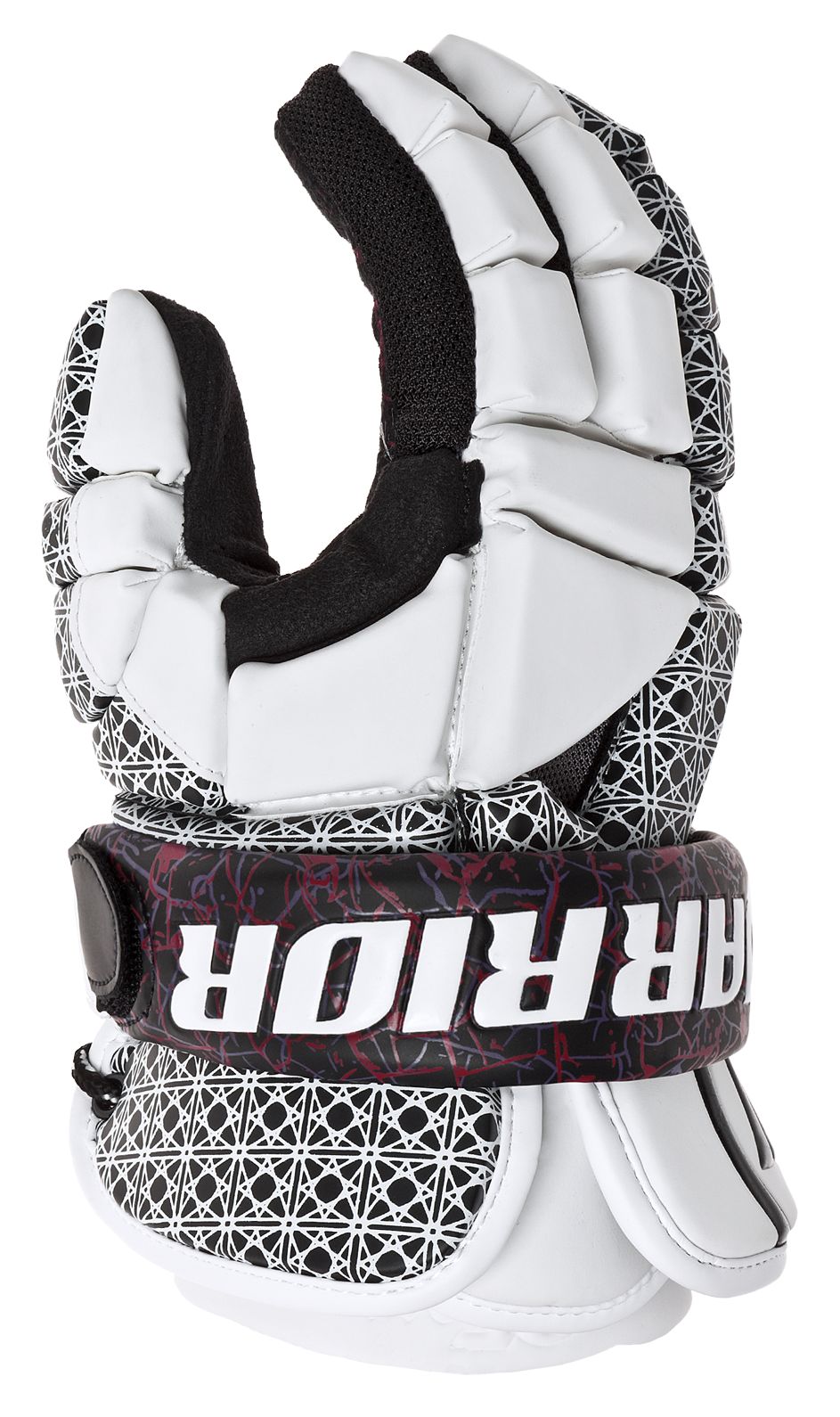 Limited Edition 2 Face Riot Glove, White with Black &amp; Red image number 2