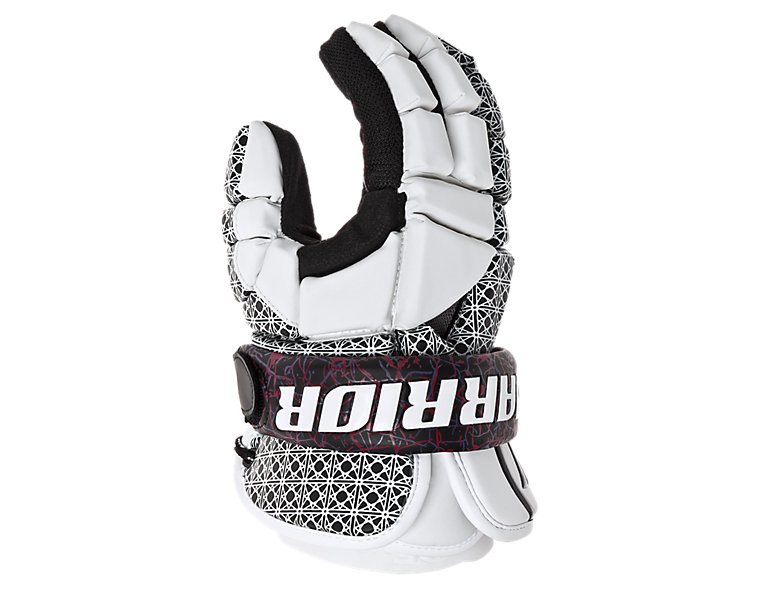 Limited Edition 2 Face Riot Glove, White with Black &amp; Red image number 2
