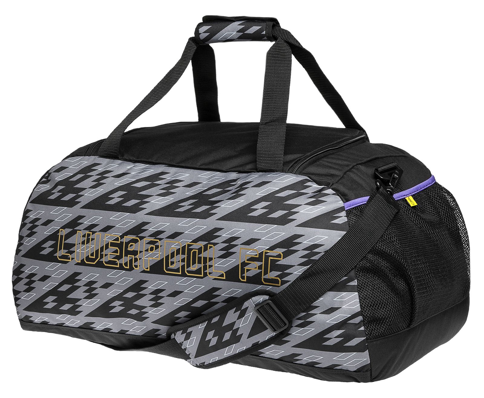 Liverpool Large Holdall 2013/14, Anthracite with Prism Violet & Gold image number 0