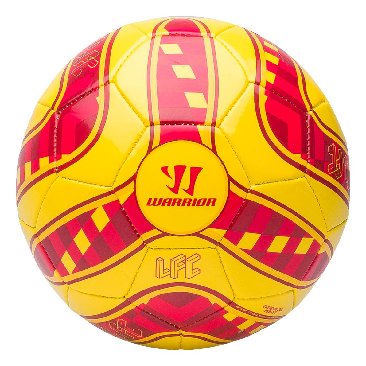 LFC Kop Mini Ball, Cyber Yellow with High Risk Red image number 1