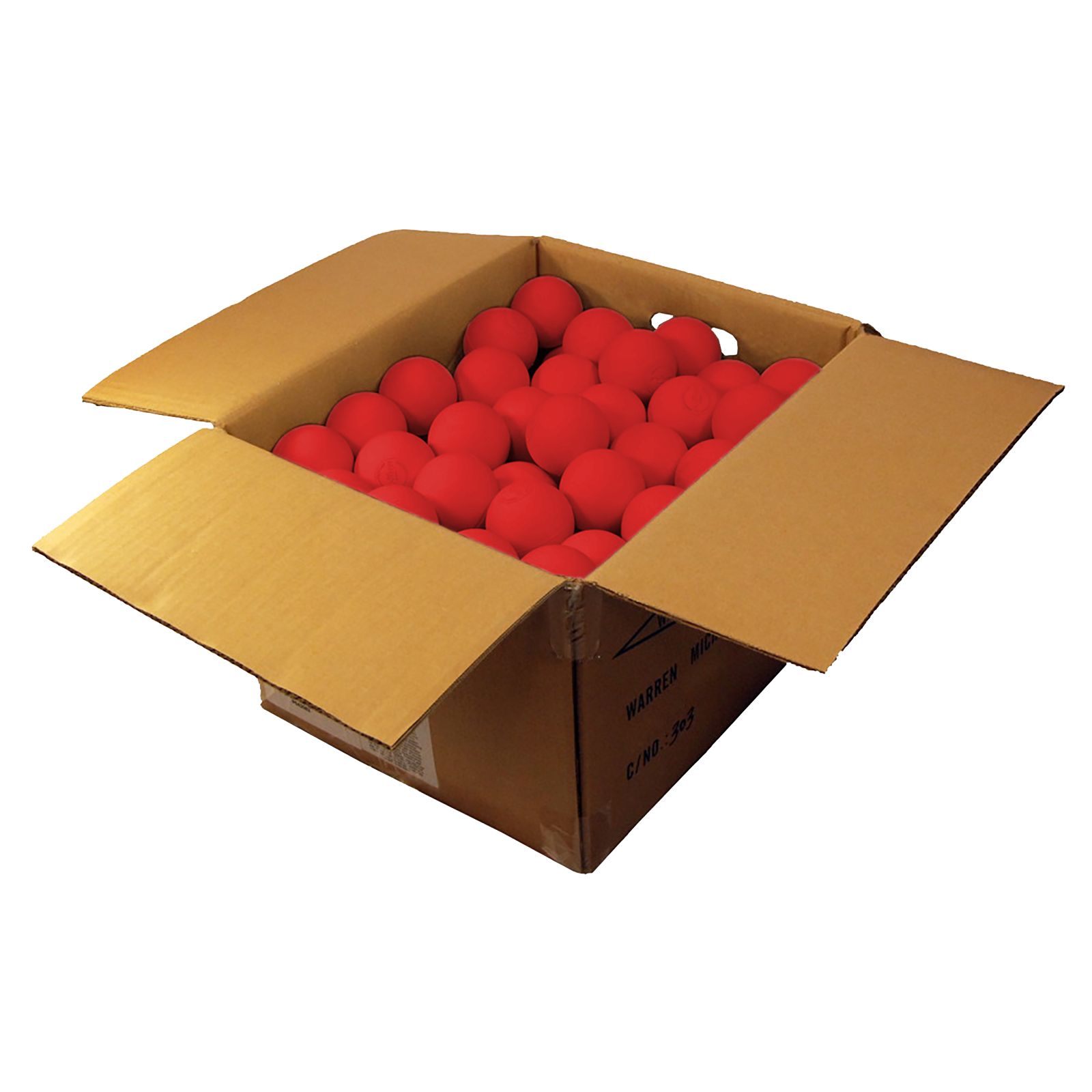Softball Indoor Case Balls, Red image number 0