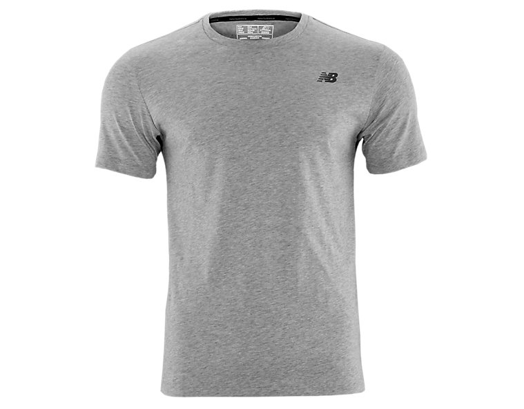 Heather Tech Tee, Athletic Grey image number 0