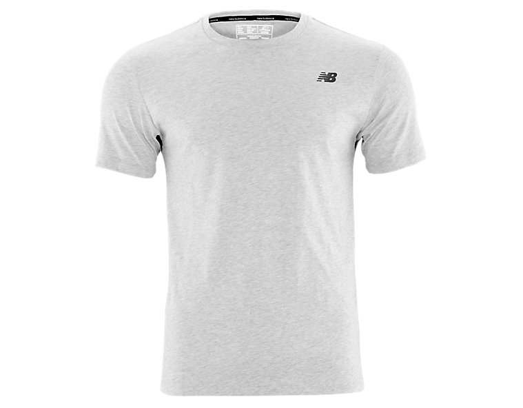 Heather Tech Tee, White image number 0