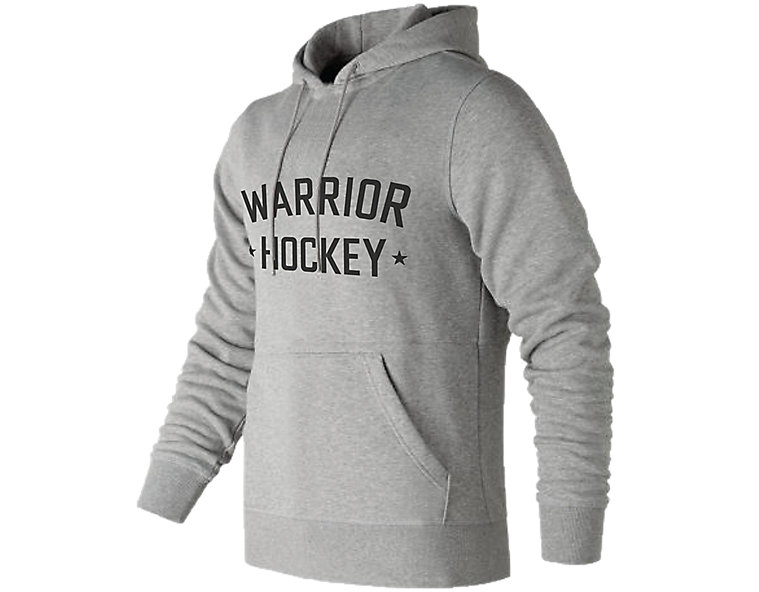 Warrior Hockey Lacrosse Hoodie Sr Adult hooded sweatshirt Grey Black M L XL 