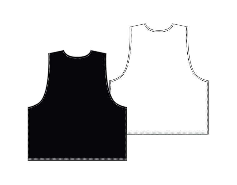 Men's Camp Pinnie, Black with White image number 1