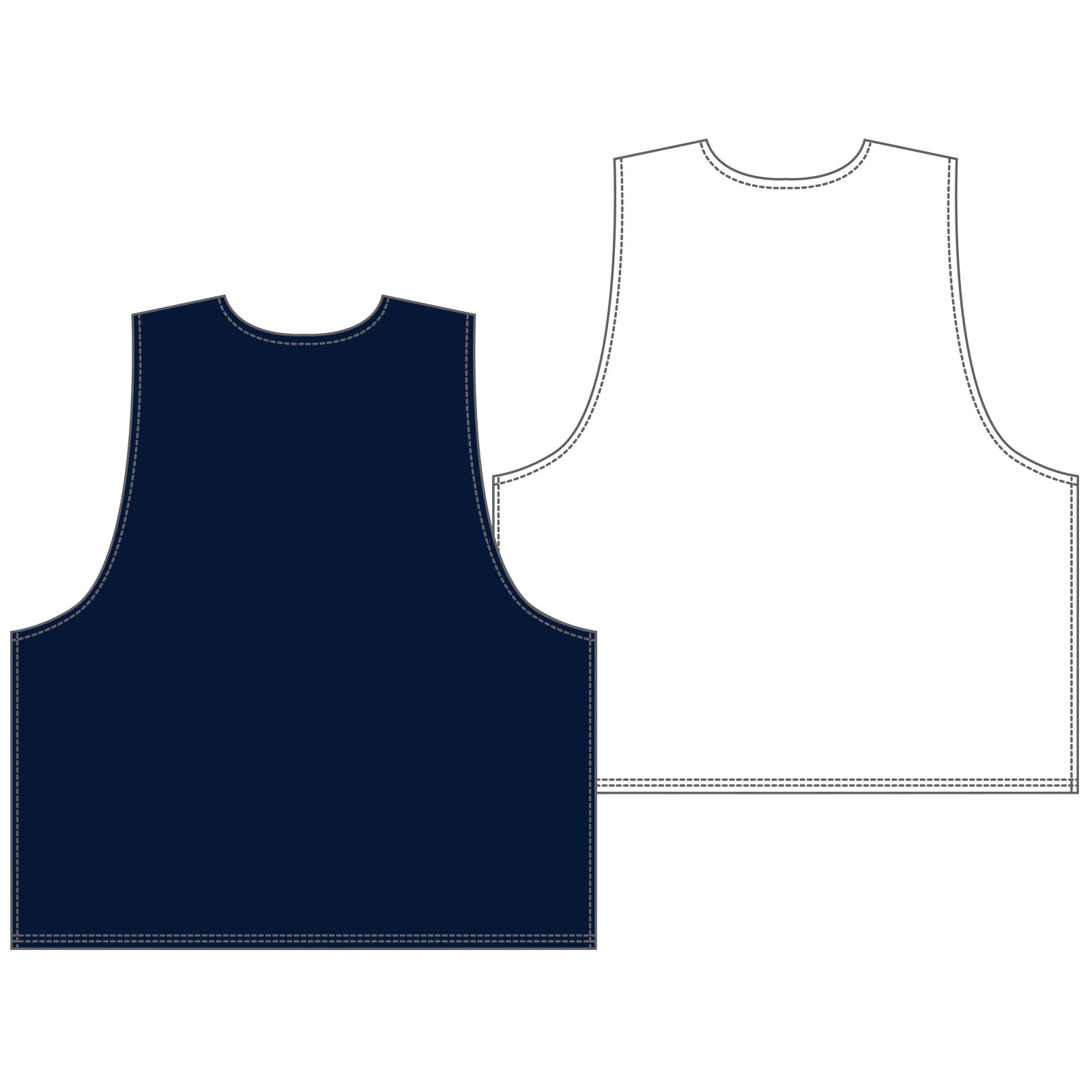 Men's Camp Pinnie, Navy with White image number 1