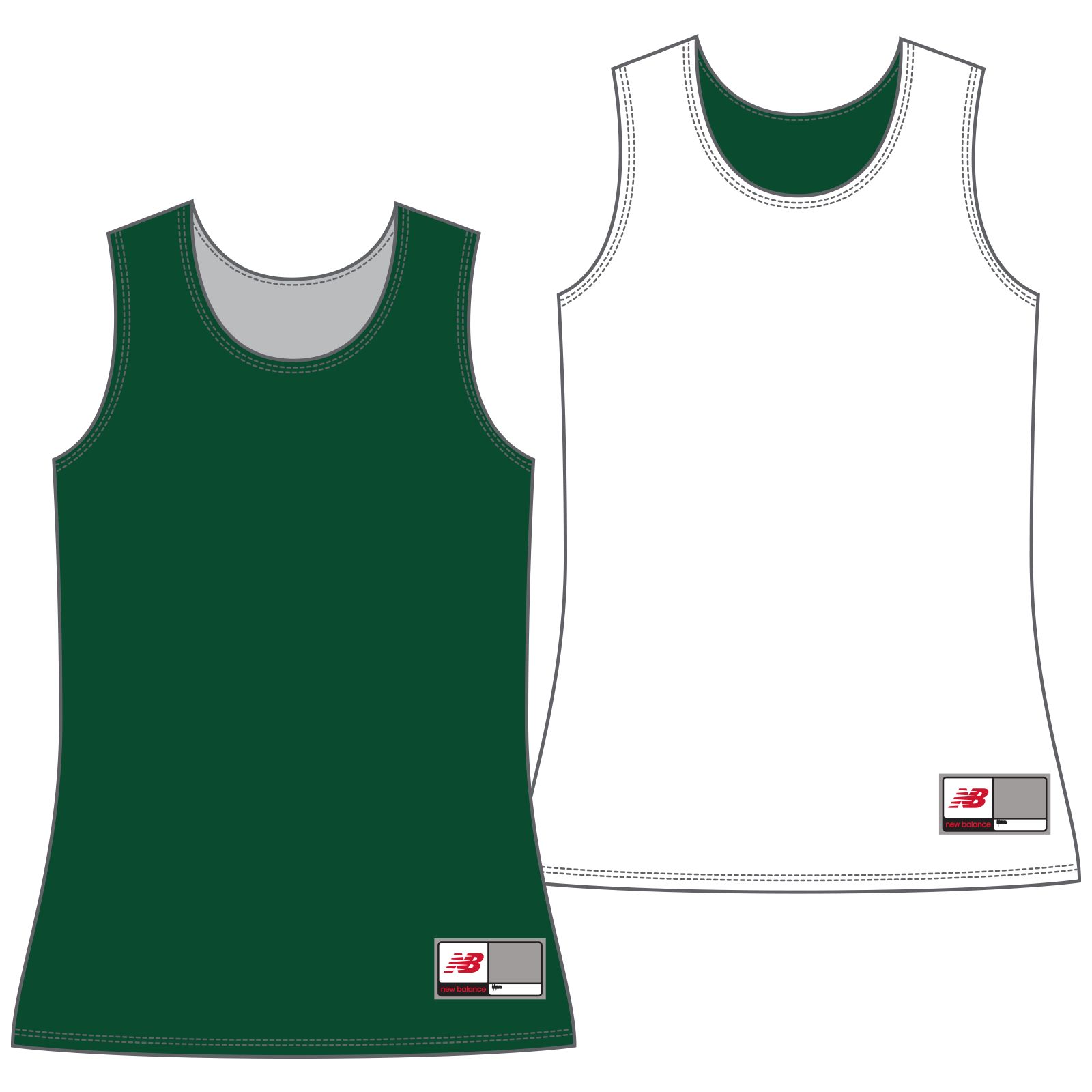 Women's Camp Pinnie, Green with White image number 0