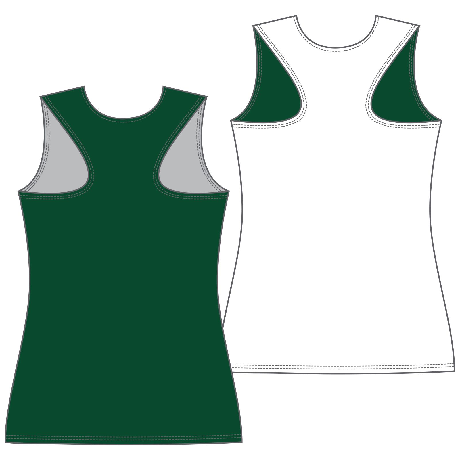 Women's Camp Pinnie, Green with White image number 1