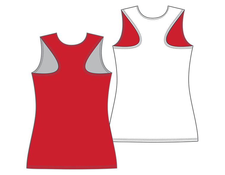 Women's Camp Pinnie, Red with White image number 1