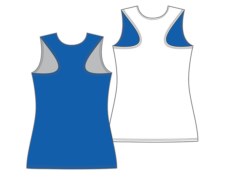 Women's Camp Pinnie, Royal Blue with White image number 1