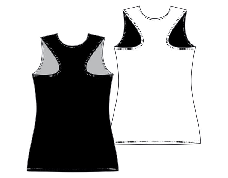 Women's Camp Pinnie Tier 1, Black with White image number 1