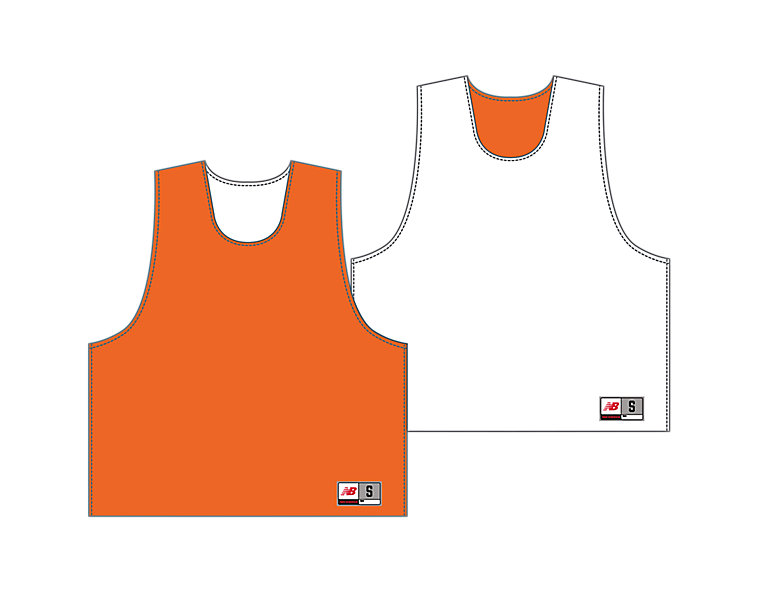Youth Camp Pinnie, Orange with White image number 0