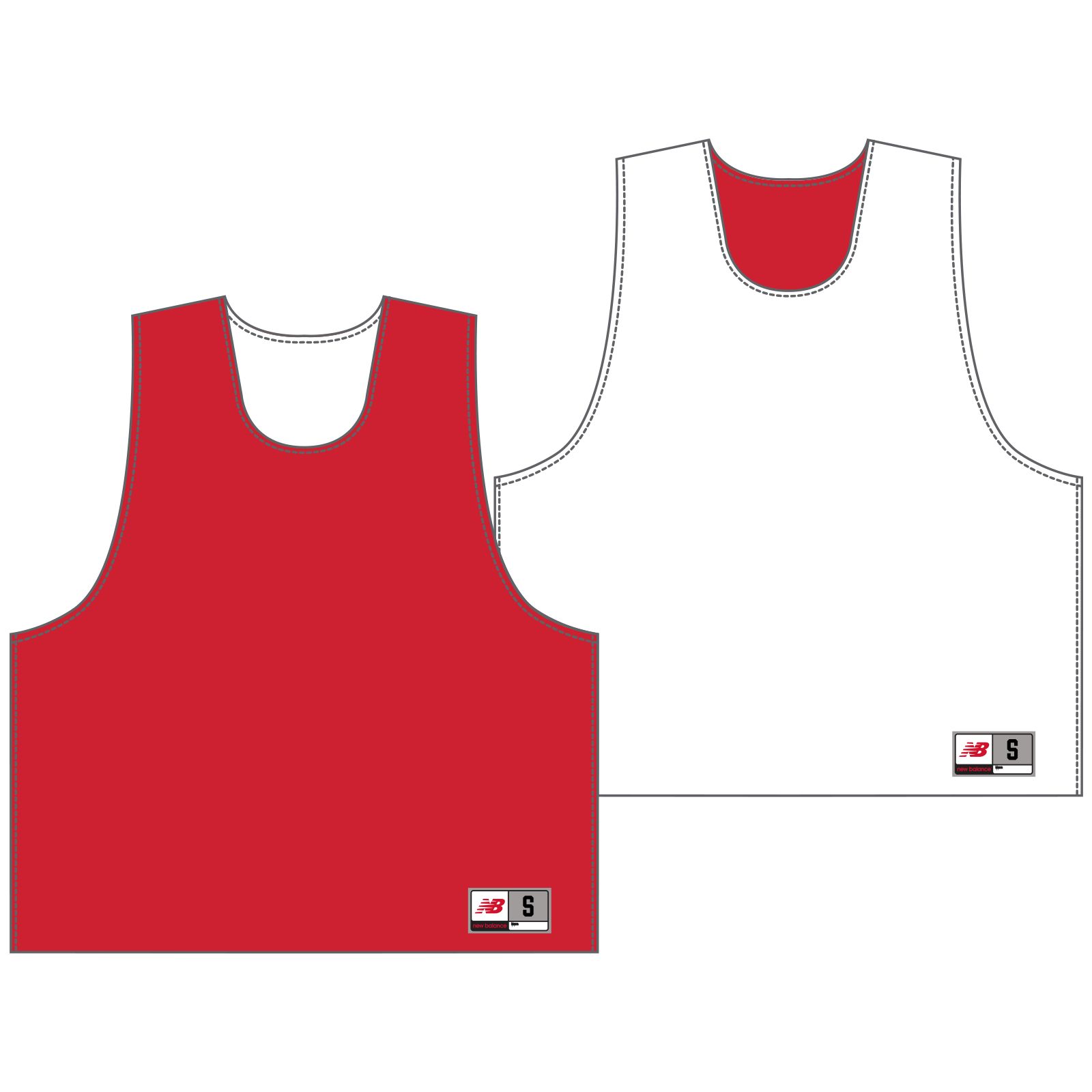Youth Camp Pinnie Tier 2, Red with White image number 0