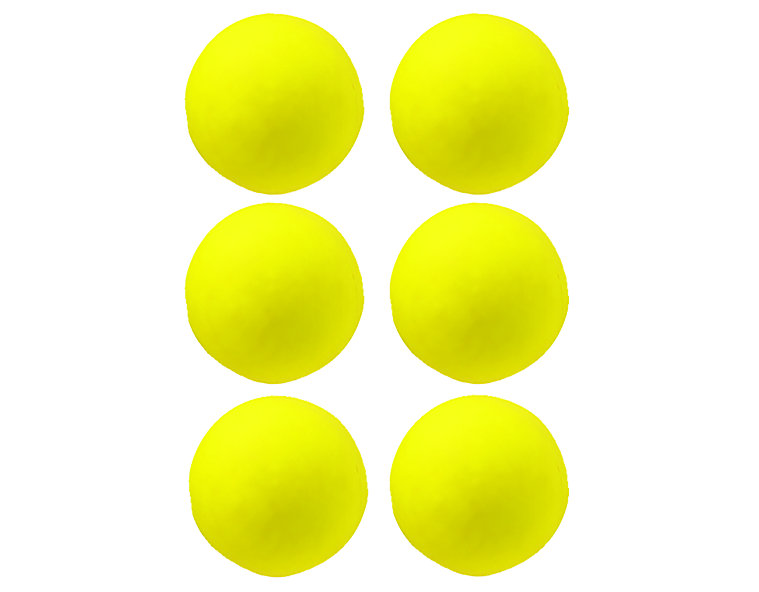 Lax Ball 6-Pack, Yellow image number 0
