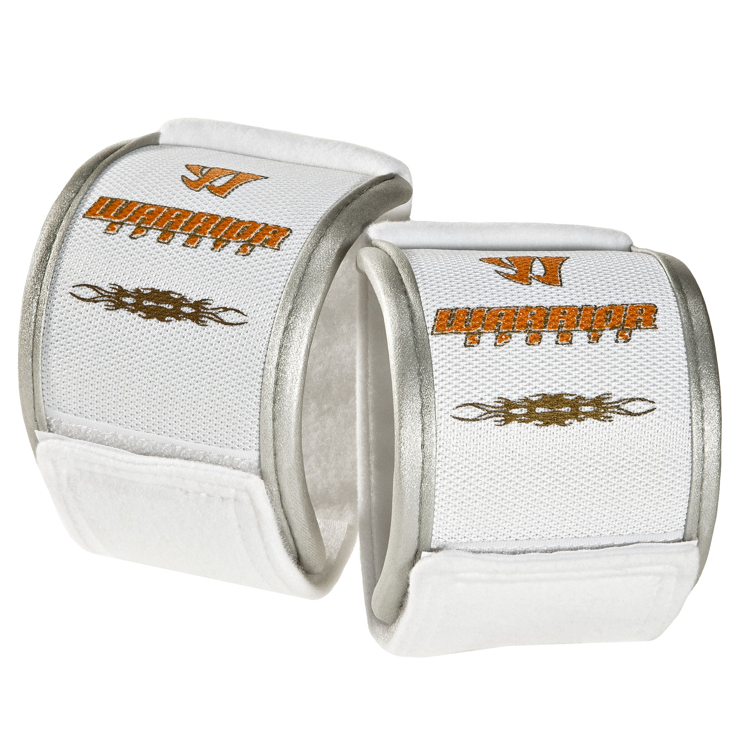 Padded Wrist Guard, White with Orange image number 1