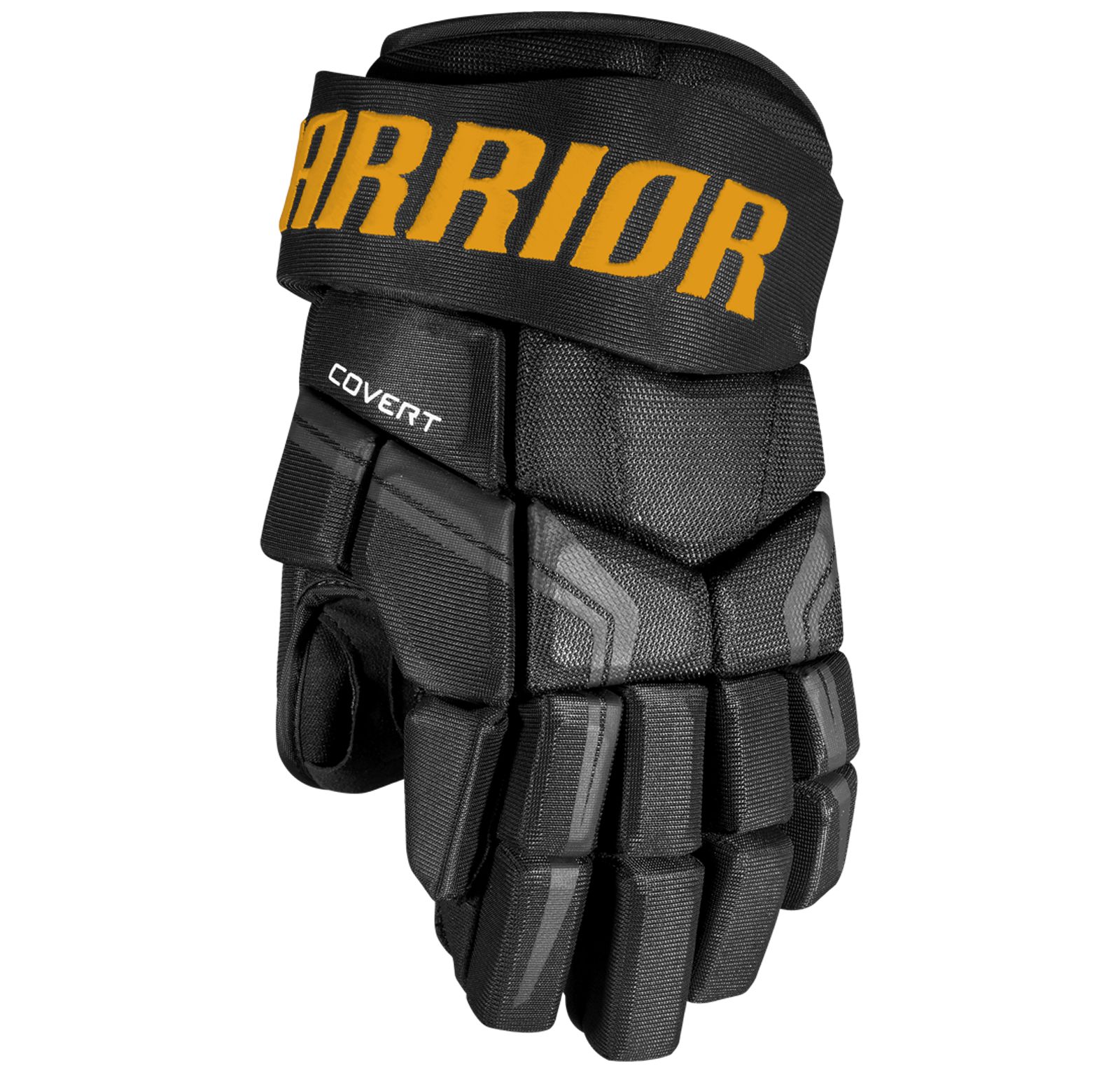 QRE4 SR Glove, Black with Sports Gold image number 0