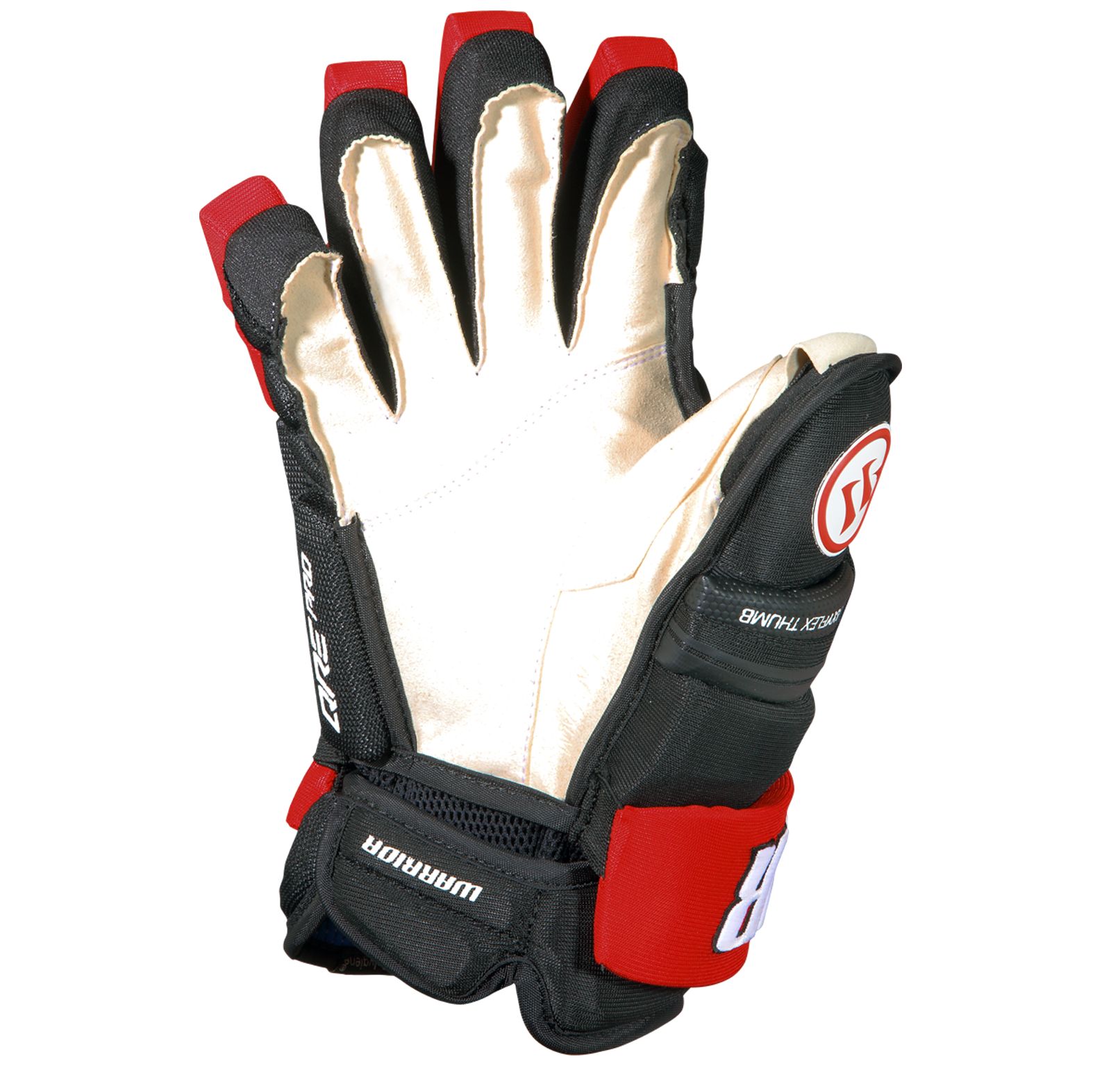 QRE Pro JR Glove, Black with Red image number 1
