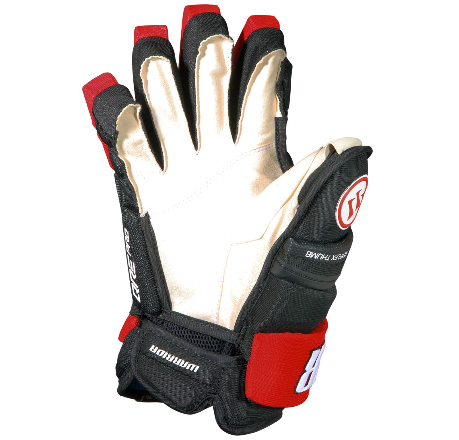 QRE Pro SR Glove, Black with Red image number 1