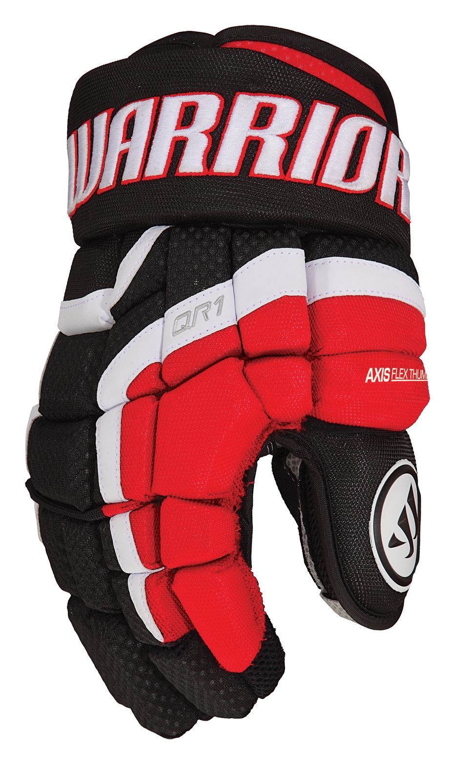Covert QR1 Gloves, Black with Red & White image number 0