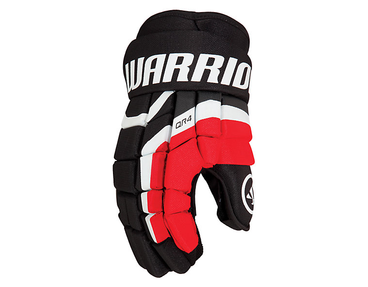 Covert QR4 Gloves, Black with Red & White image number 0