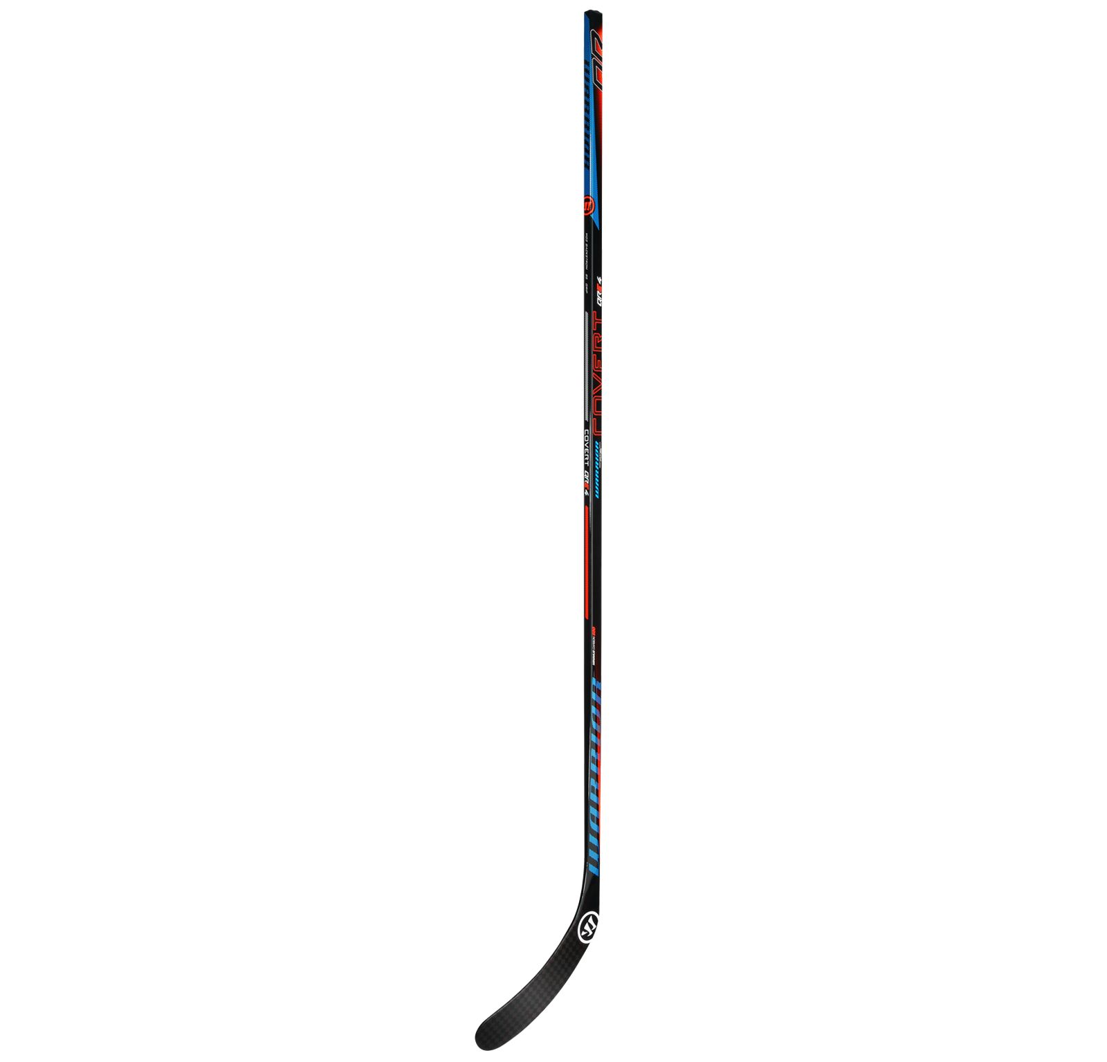 Covert QRE4 SR Grip, Black with Carolina Blue & Orange image number 2