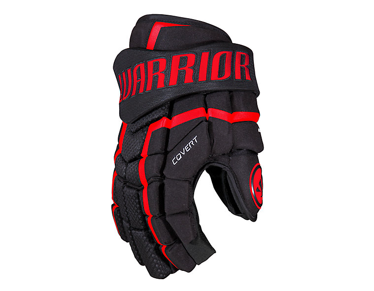 Covert QRL3 Sr. Glove , Black with Red image number 0