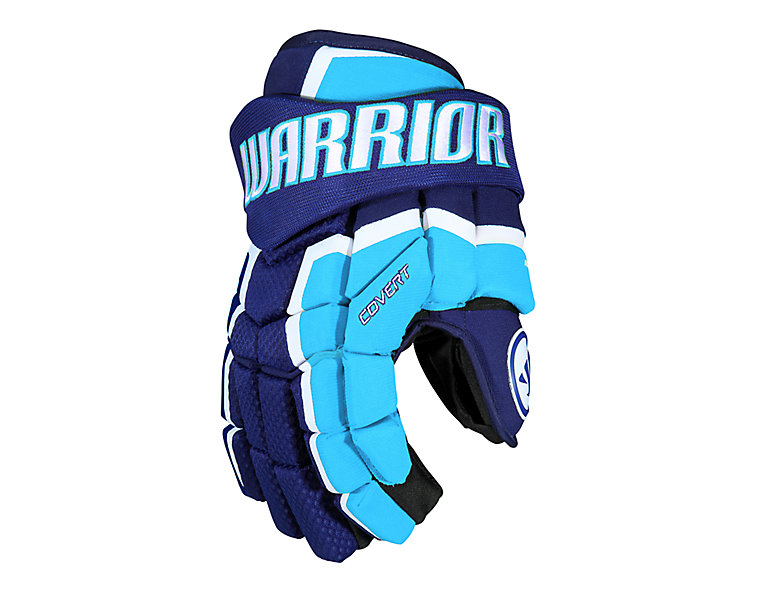 Covert QRL3 Sr. Glove , Dark Royal with Carolina Blue & White image number 0