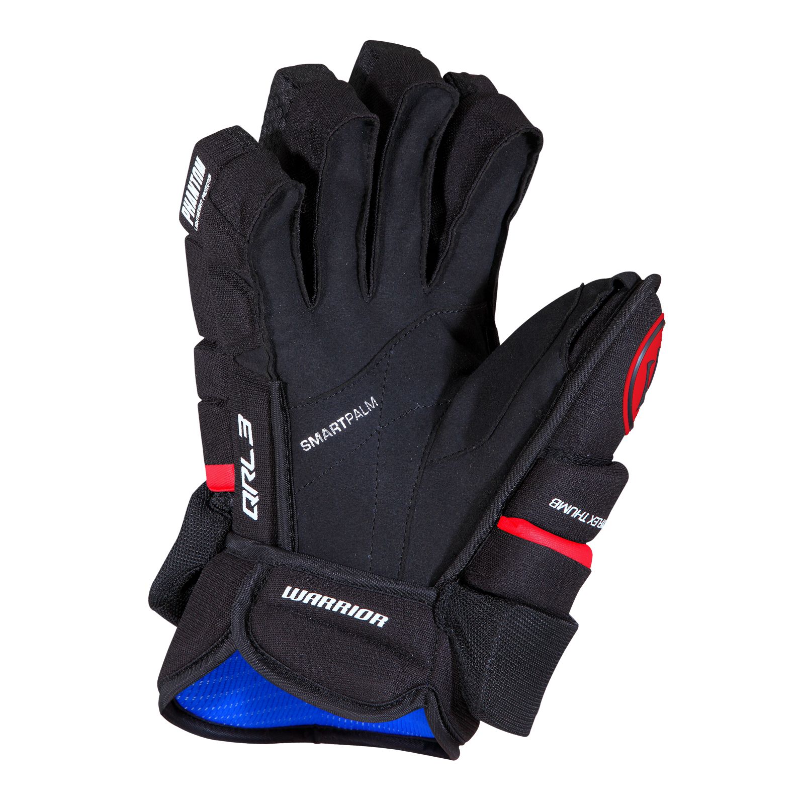 Covert QRL3 Int. Glove , Black with Red image number 1