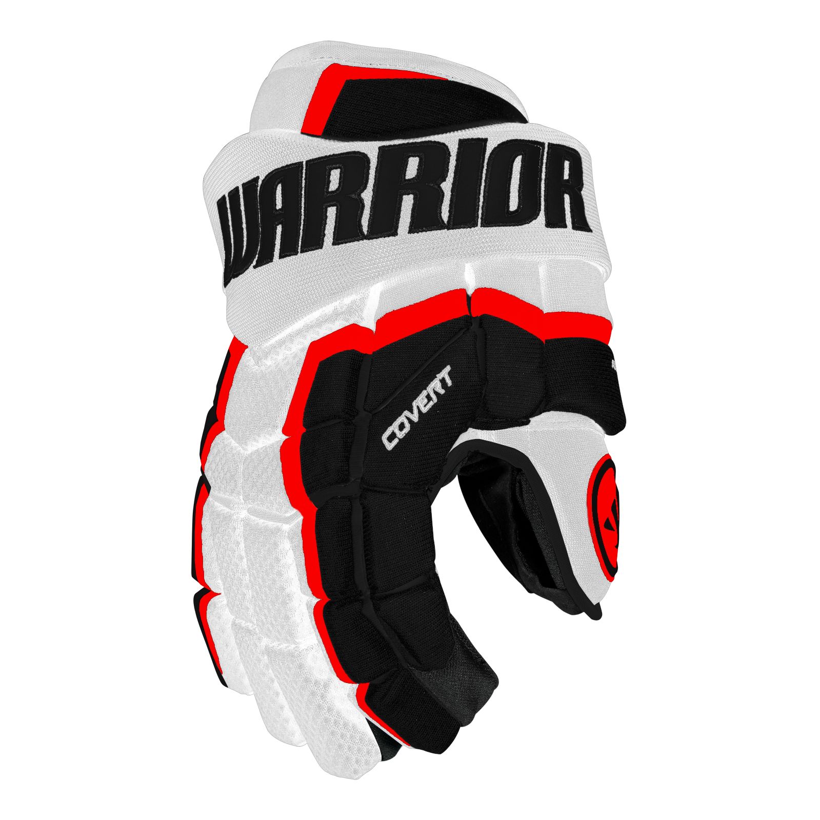 Covert QRL3 Sr. Glove , White with Black & Red image number 0