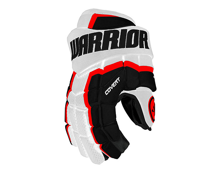 Covert QRL3 Sr. Glove , White with Black & Red image number 0