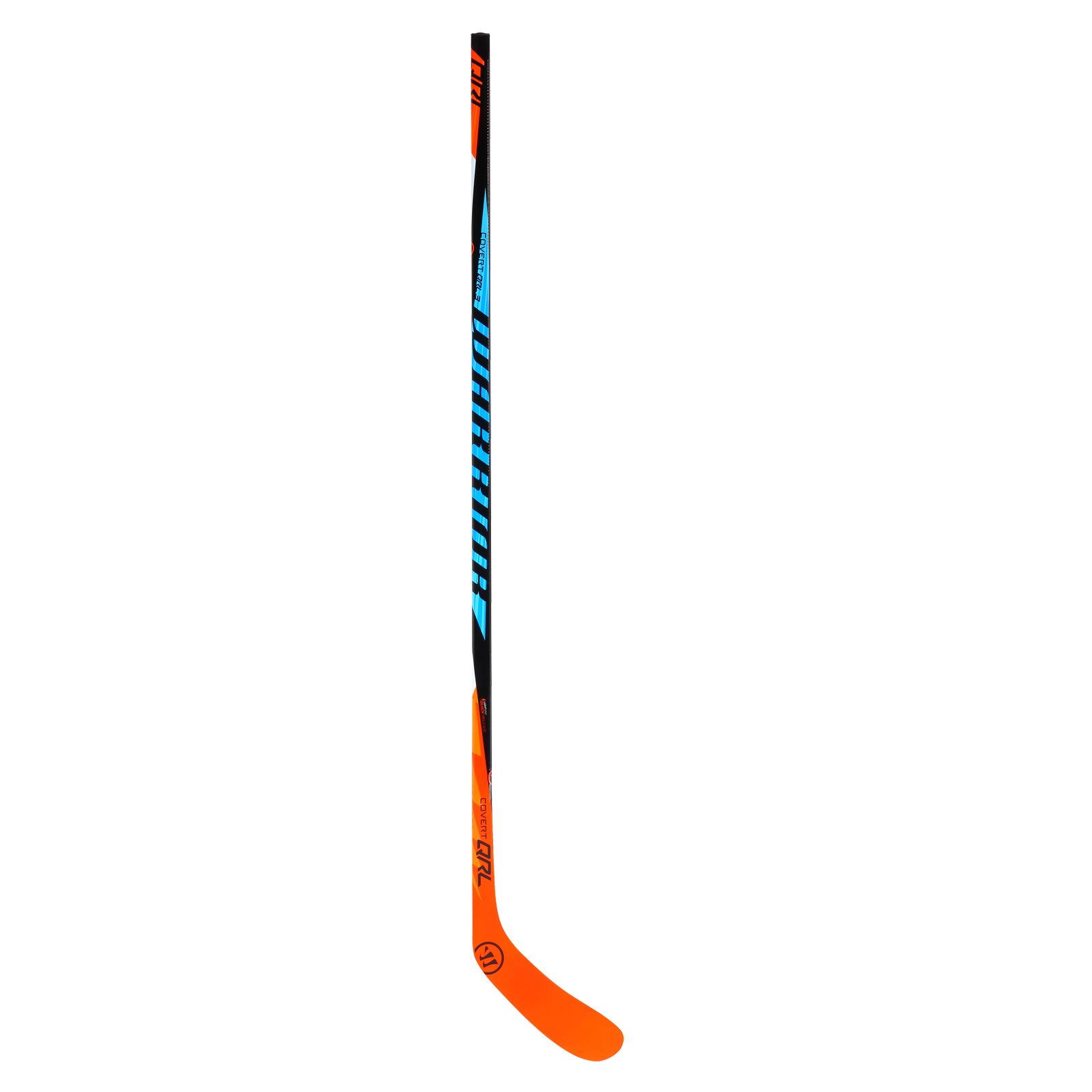 COVERT QRL3 JUNIOR GRIP HOCKEY STICK, Orange with Black & Carolina Blue image number 1