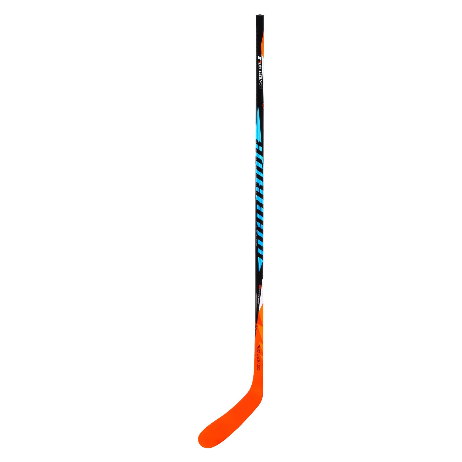 COVERT QRL3 JUNIOR GRIP HOCKEY STICK, Orange with Black & Carolina Blue image number 0