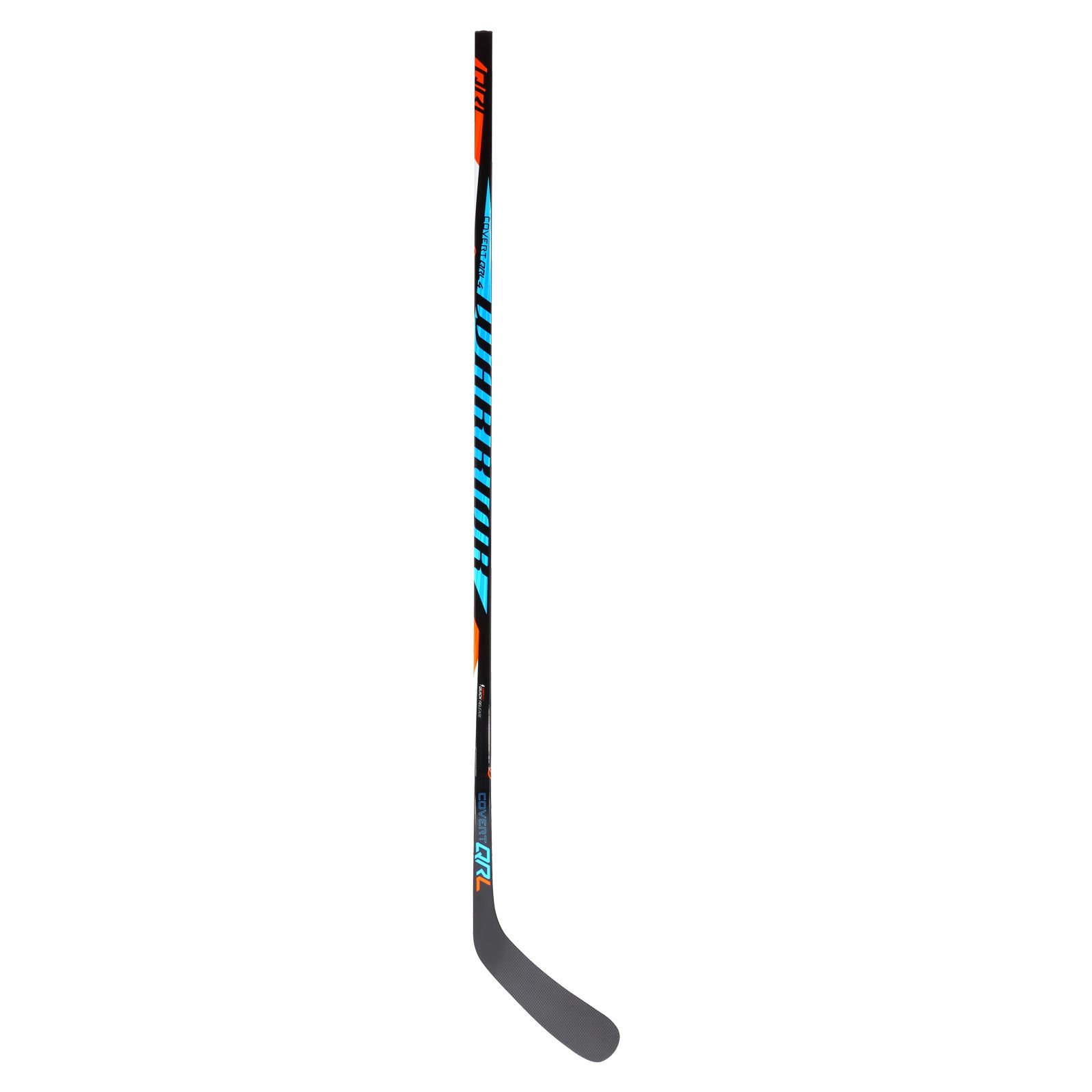 COVERT QRL4 SENIOR GRIP HOCKEY STICK, Black with Carolina Blue & Orange image number 0