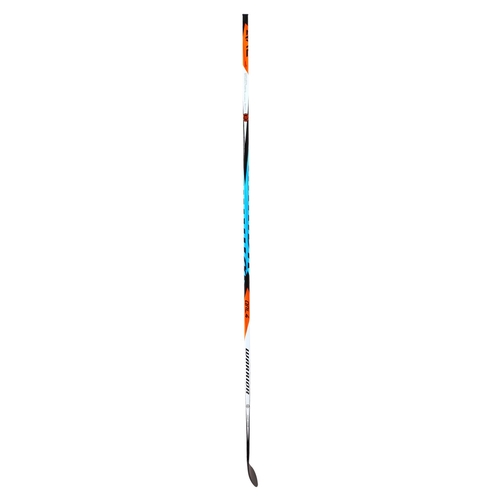 COVERT QRL4 SENIOR GRIP HOCKEY STICK, Black with Carolina Blue & Orange image number 2