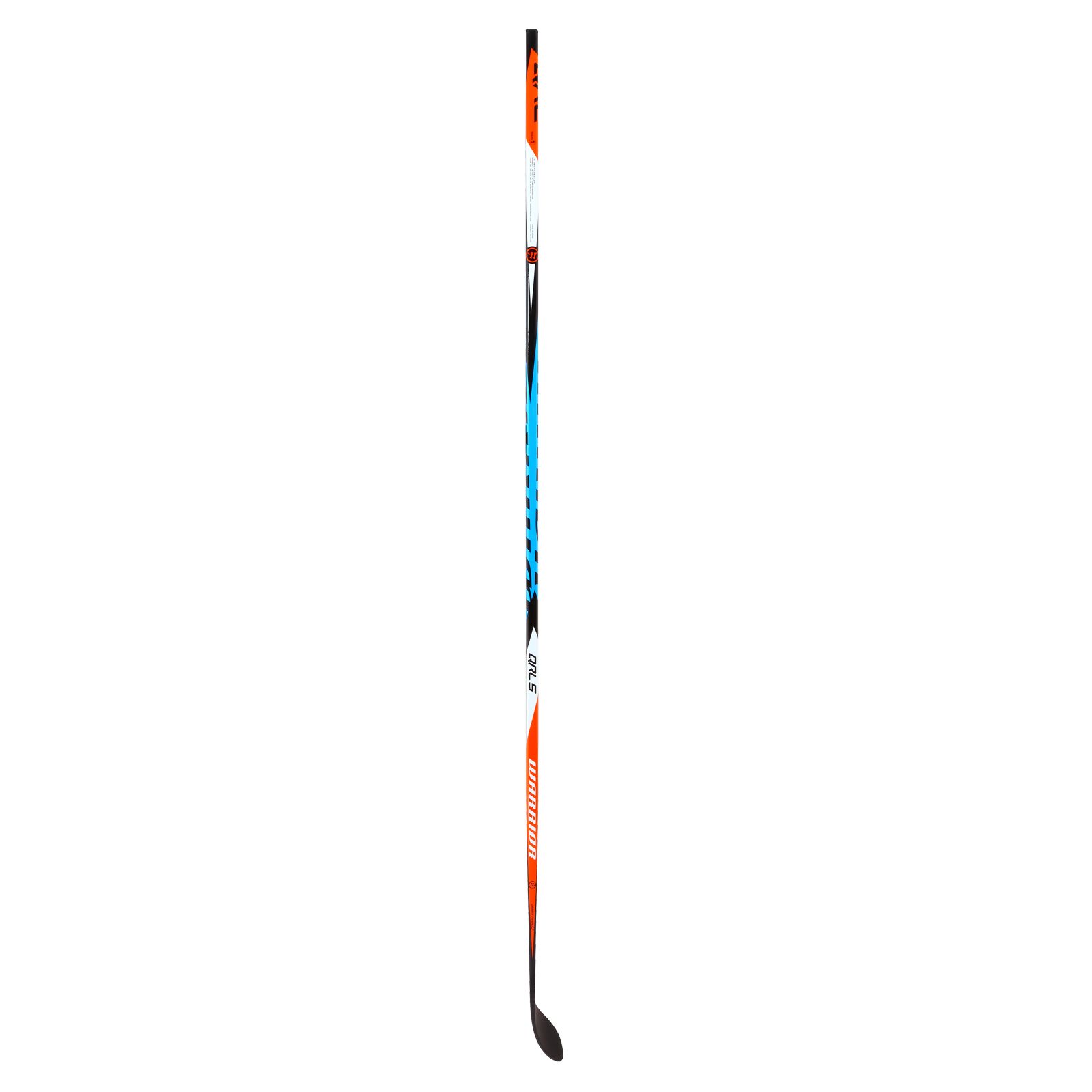 COVERT QRL5 INTERMEDIATE GRIP HOCKEY STICK, Black with Carolina Blue & Orange image number 2