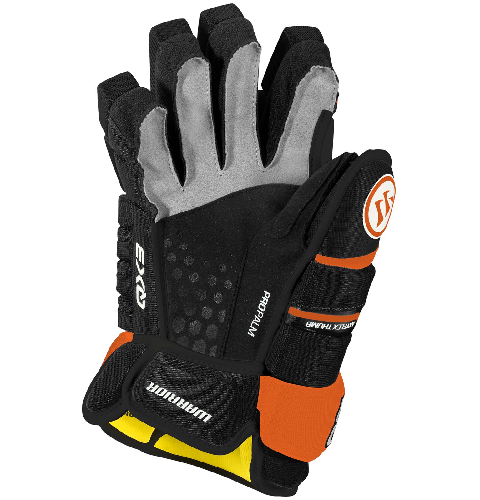 Alpha QX3 JR Glove, Black with Orange image number 1