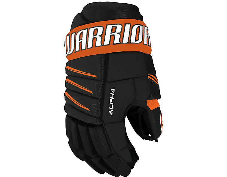 Alpha QX3 JR Glove, Black with Orange image number 0