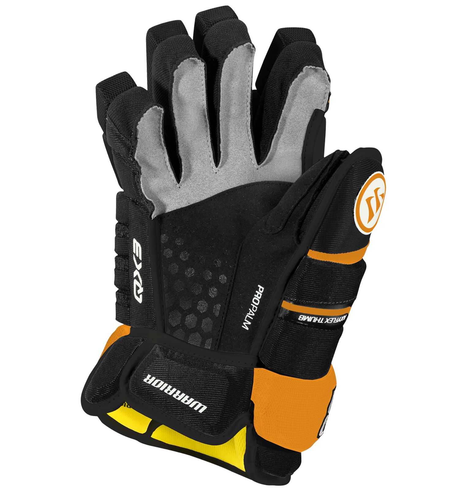 Alpha QX3 JR Glove, Black with Athletic Gold image number 1