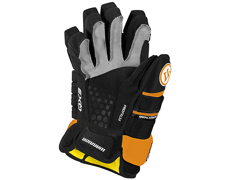 Alpha QX3 JR Glove, Black with Athletic Gold image number 1