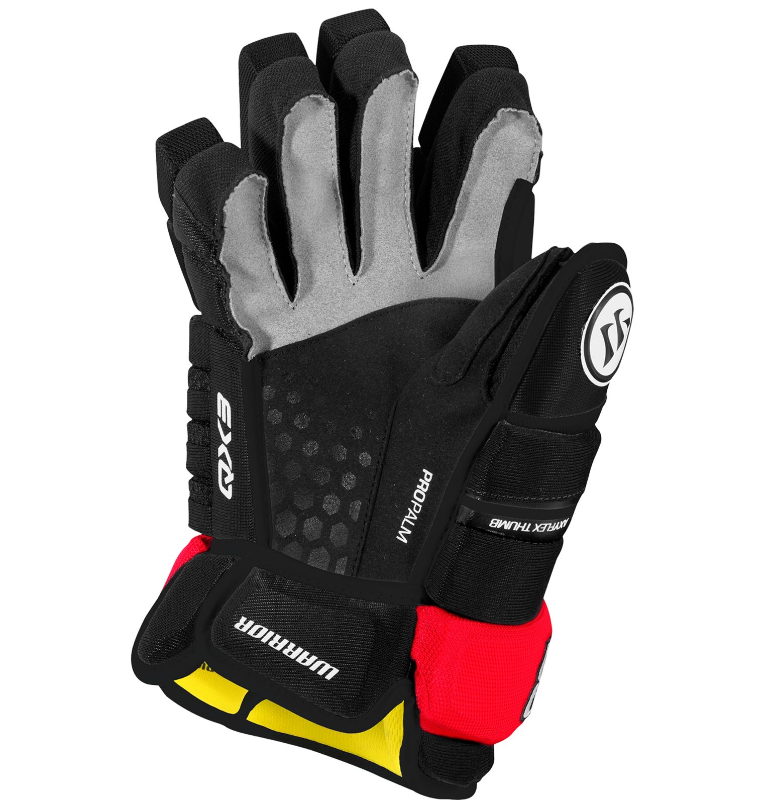 Alpha QX3 JR Glove, Black with Red image number 1