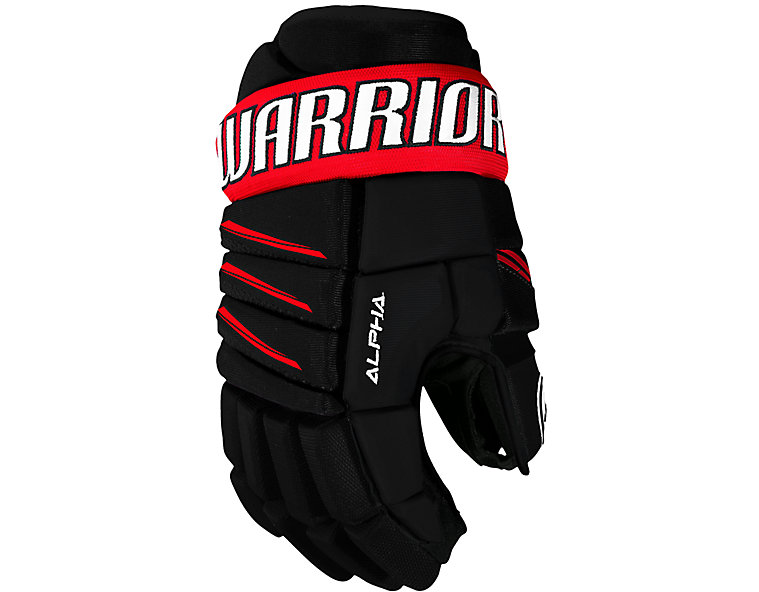 Alpha QX3 JR Glove, Black with Red image number 0